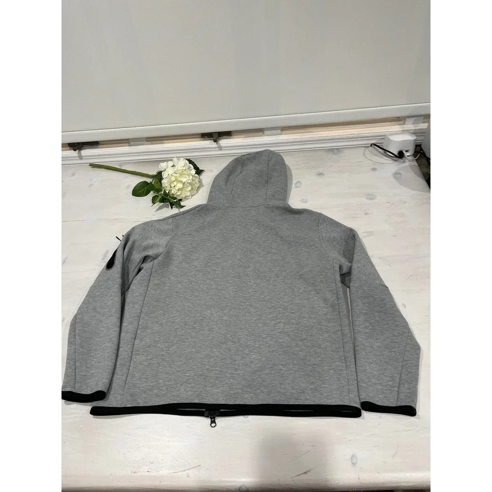 Rare blank no‎ logo Nike Tech Fleece Full Zip Hoodie Gray Men's Large